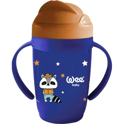 Wee Baby Friends Kulplu Pipetli Bardak, 265 ml