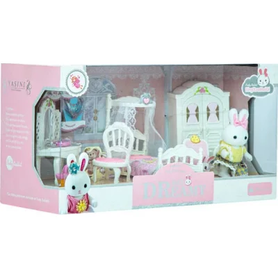 Bay Dreamy Mini Tavşan Büyük Yatak Odası Oyun Set