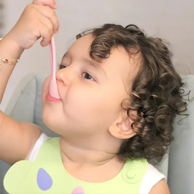 BabyJem Mama Kaşığı, Pembe, Sarı, 2'li