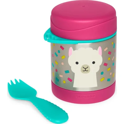 Skip Hop Zoo Paslanmaz Çelik Termos, 325 ml, Lama