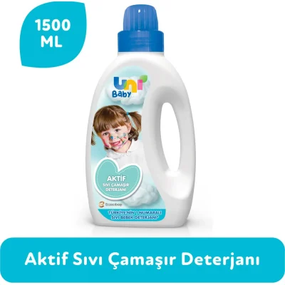 Uni Baby Aktif Sıvı Çamaşır Deterjanı, 1500 ml