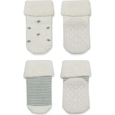 Bistyle Havlu Soket Kaymaz Çorap, 2'li, Nil, Ekru