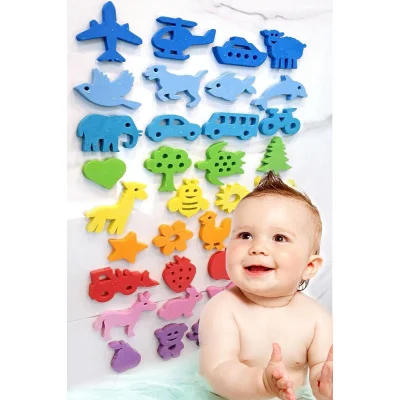 BabyJem Bebek Banyo Oyuncak Torbası, Beyaz