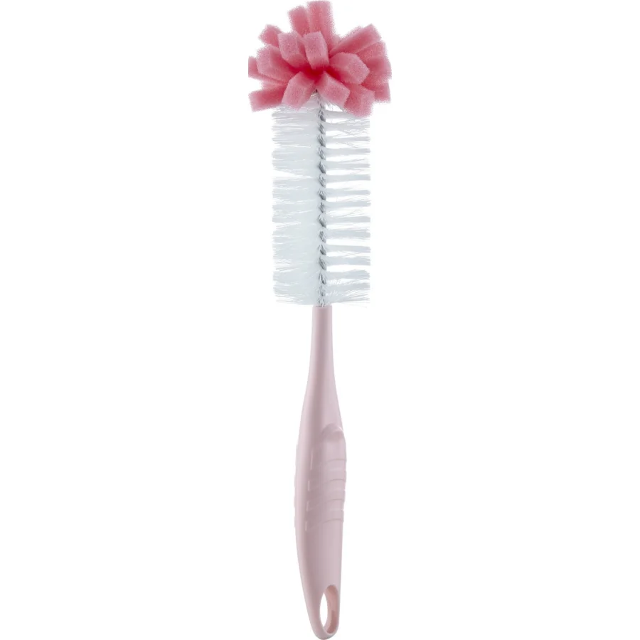 BabyJem Süngerli Biberon Fırçası, Pembe