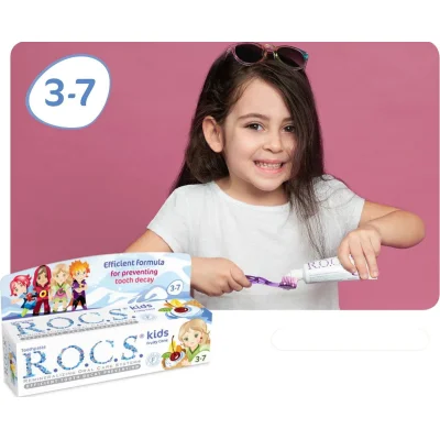 R.O.C.S. Kids Diş Macunu, 35 ml, Meyve Külahı