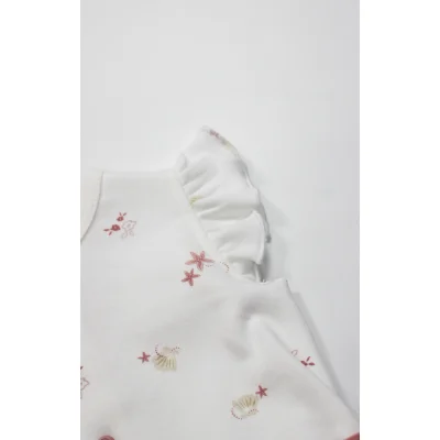 Bistyle Tulum Şort Müslin Starfish Wishes Pembe