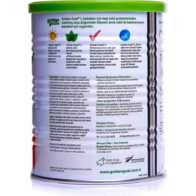 Golden Goat 1 Keçi Sütlü Bebek Sütü, 0-6 Ay, 400 g