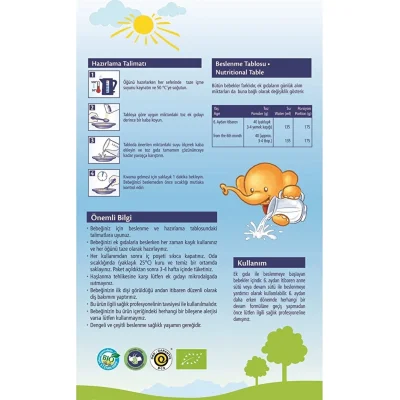 Hipp Organik İyi Geceler Sütlü Yulaflı Elmalı Tahıl Bazlı Ek Gıda, 250 g