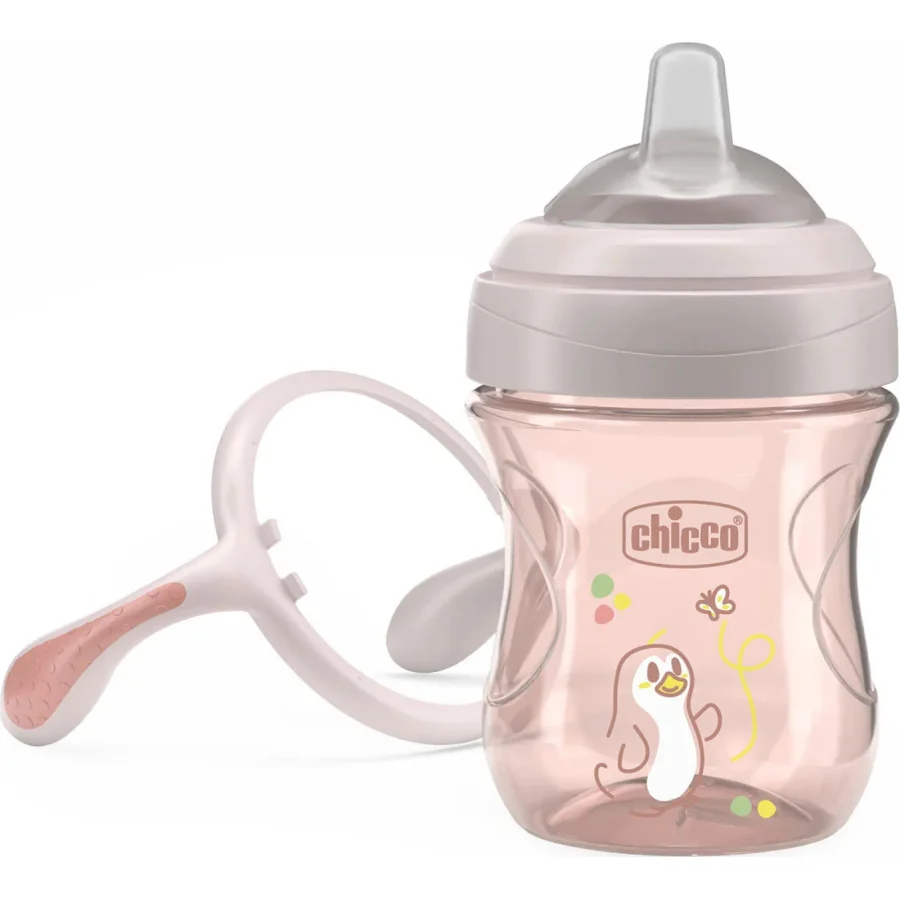 Chicco Yumuşak Uçlu Geçiş Bardağı 4 Ay+, Kız
