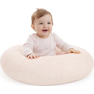 BabyJem Emzirme ve Destek Minderi, Somon, Çiçek