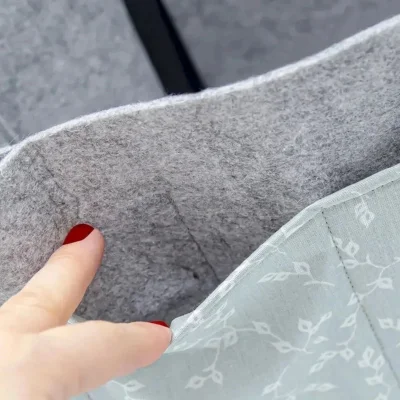 BabyJem Keçe Anne Bebek Bakım Çantası, Yeşil, Çiçek