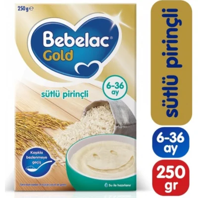 Bebelac Gold Sütlü Pirinçli Kaşık Maması, 250 g