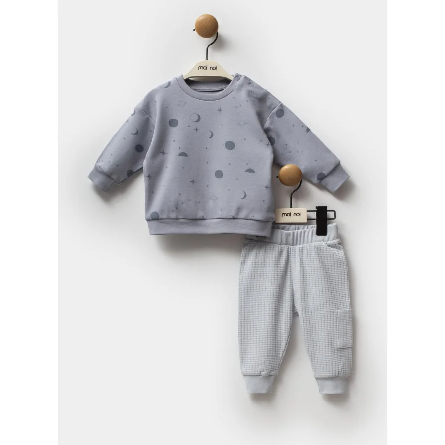 Moi Noi Galaxy 2'li Takım MNB5311 Gri