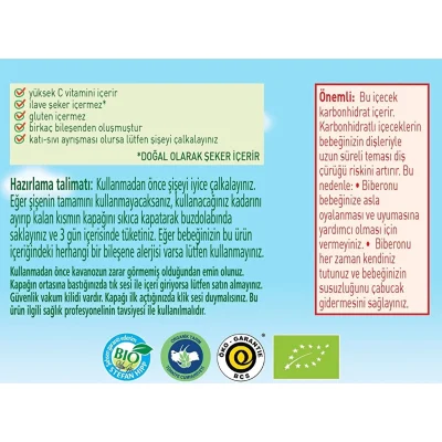 Hipp Organik Elma Suyu, 200 ml