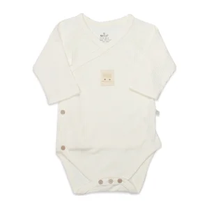 Bistyle Organic Modal Flying Balloons Uzun Kol Kruvaze Badi, Ekru