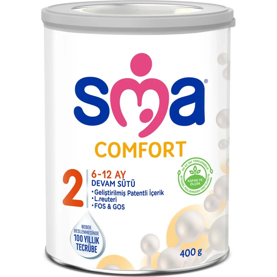 SMA Comfort 2 Devam Sütü 6-12 Ay, 400 g