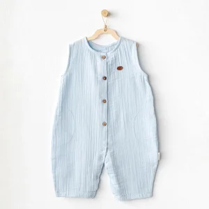 Andywawa Müslin Home Bebe Tulum, Mavi