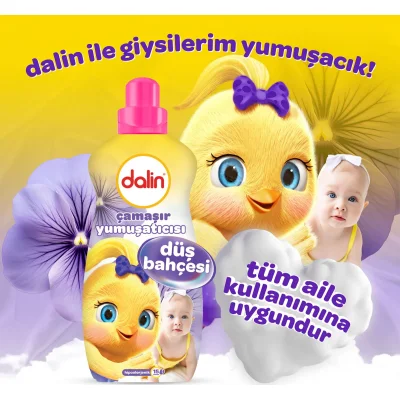 Dalin Çamaşır Yumuşatıcı, Düş Bahçesi, 1500 ml