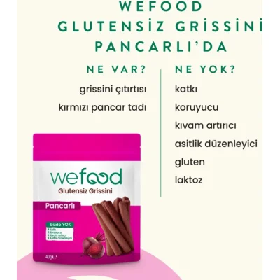 Wefood Kids Organik Pancarlı Grissini, 40 g