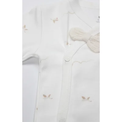 Bistyle 3lü Zıbın Takım Love You Smile 13123 Ekru