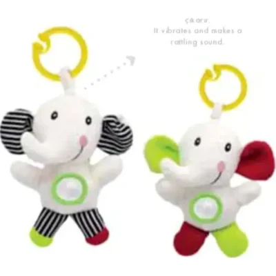 BabyJem Titreşimli Fil, Renkli