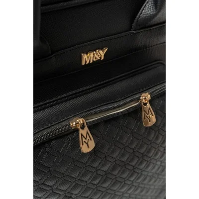 M&Y Mia Anne Bebek Bakım Sırt Çantası, Siyah