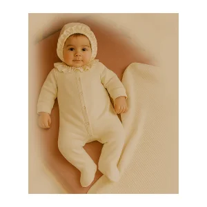 Bistyle Yenidoğan Tulum Battaniye Princess, Ekru