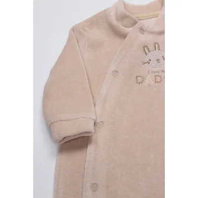 Bistyle Tulum Kadife I Love Daddy, Bej