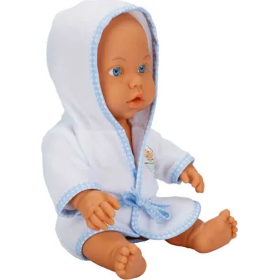 Sunman Bebelou Banyo Zamanı Bebek Seti, 35 cm