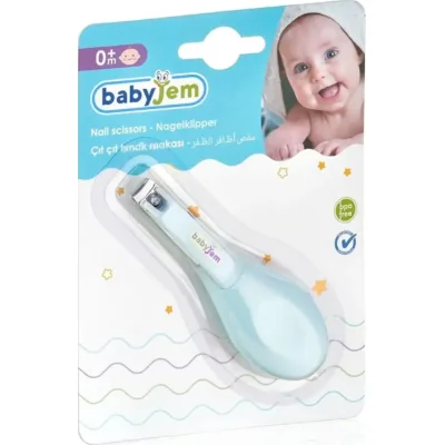 BabyJem Bebek Çıtçıt Tırnak Makası, Mavi