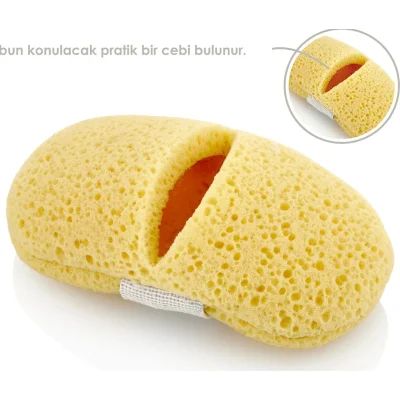 BabyJem Lastikli Bebek Yıkama Süngeri