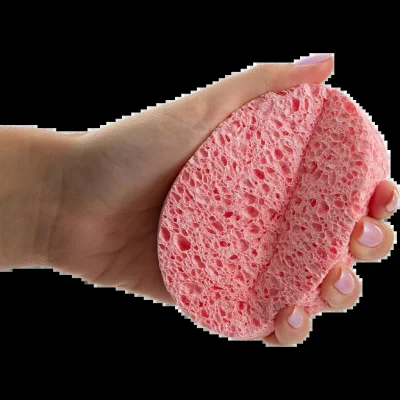 BabyJem Selülozik Bebek Banyo Süngeri, Pembe