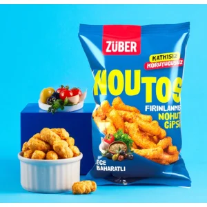 Züber Noutos Fırın Nohut Cipsi, 55 g, Ege Baharat