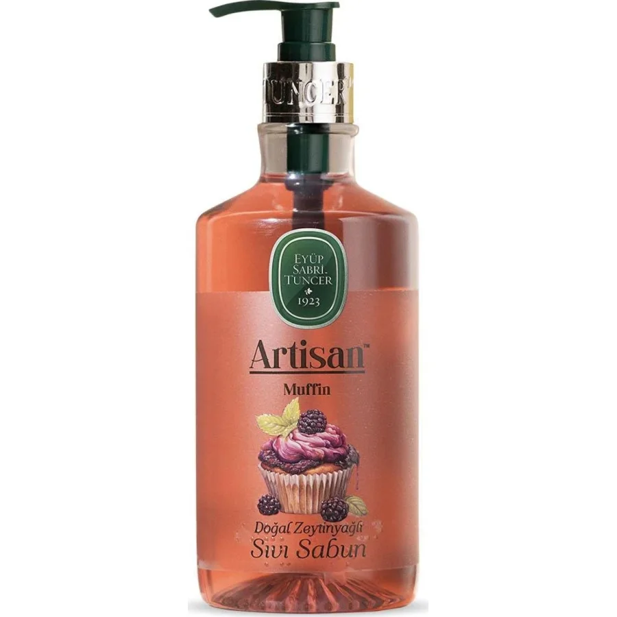 Eyüp Sabri Tuncer Artisan Doğal Zeytinyağlı Sıvı Sabun 600 ml Muffin