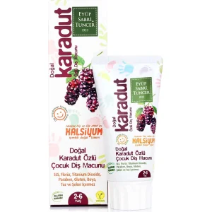 Eyüp Sabri Tuncer Doğal Karadut Özlü Diş Macunu, 2-6 Yaş, 60 ml