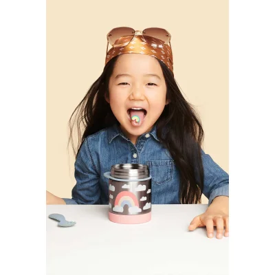 Skip Hop Zoo Paslanmaz Çelik Termos, 325 ml, Gökkuşağı