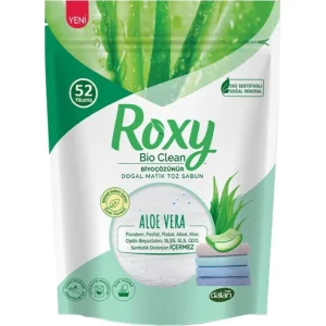 Roxy Bio Clean Doğal Matik Toz Sabun, Aloe Vera, 1600 g