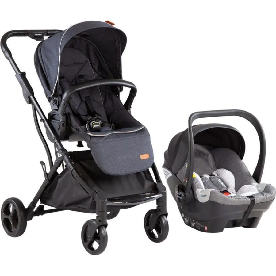 Kraft Lima Wb Travel Sistem Bebek Arabası, Koyu Gri