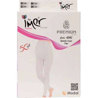 İmer Uzun Hamile Tayt 4341 White