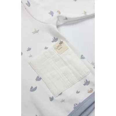 Bistyle 2li Takım Little Boats Ekru