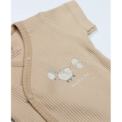 Bistyle Always Dream Yarım Kol Badi, Ekru, Bej