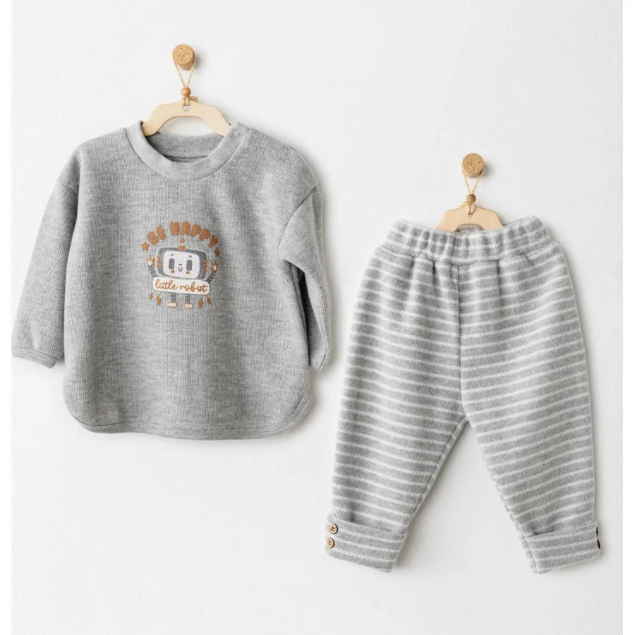 Andywawa Casual Takım, 2'li, Gri