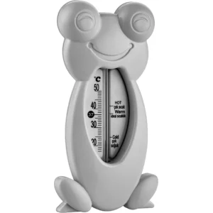 BabyJem Kurbağa Banyo ve Oda Termometresi, Gri