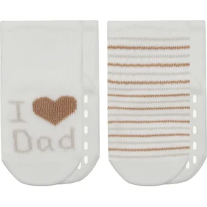 Bistyle Mom Dad Penye Kaymaz Soket Çorap, 2'li, Çember, Dad