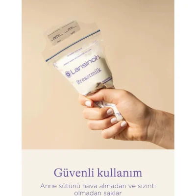 Lansinoh Anne Sütü Saklama Poşeti, 50 Adet