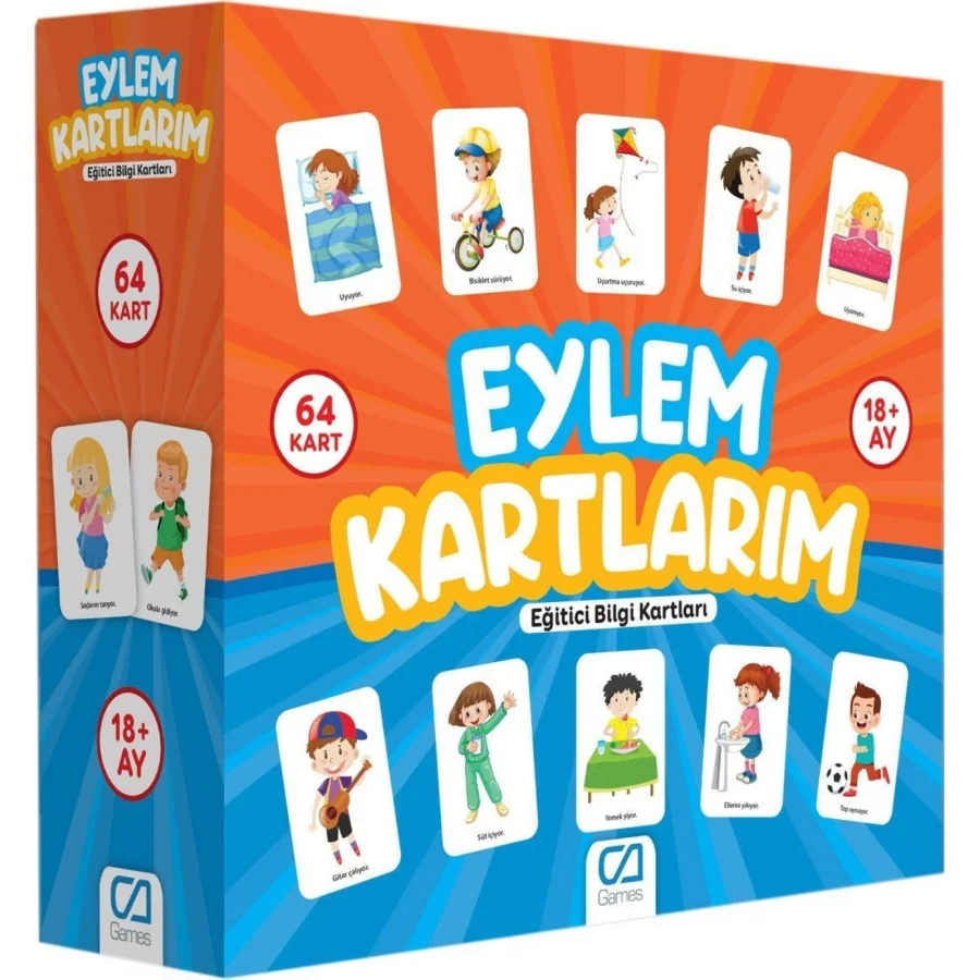 Games Eylem Kartlarım, 64 Parça