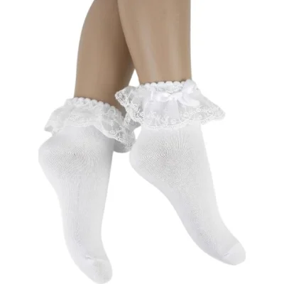 Katamino Ada Aks. Soket Çorap, Beyaz