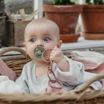 Bibs Colour Kauçuk Emzik, 0-6 Ay, Sage