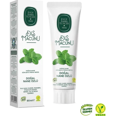 Eyüp Sabri Tuncer Doğal Diş Macunu, 90 g, Nane Özlü