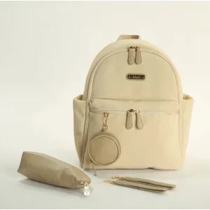 M&Y Diamond Anne Bebek Bakım Sırt Çantası, Krem